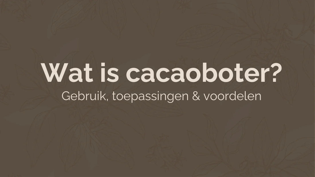 Wat is cacaoboter?