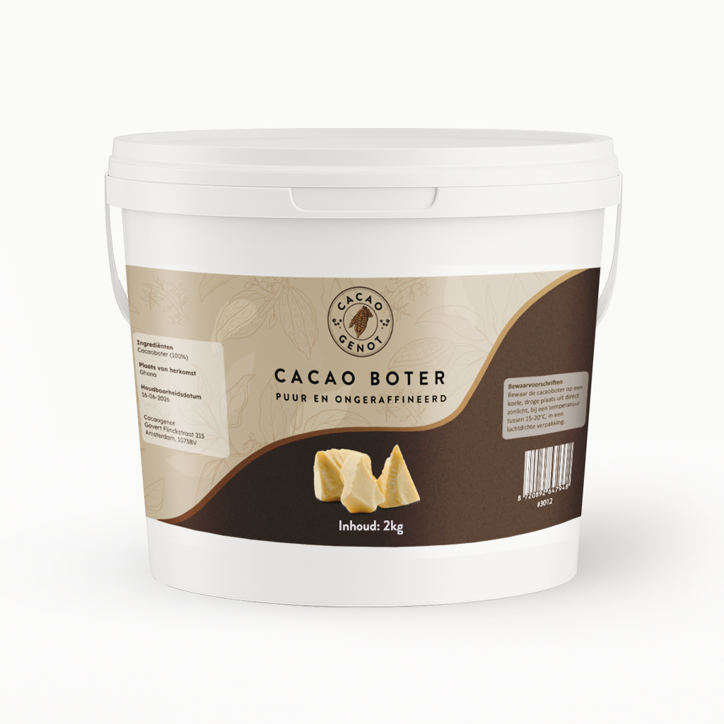 Pure cacaoboter (ongeraffineerd)
