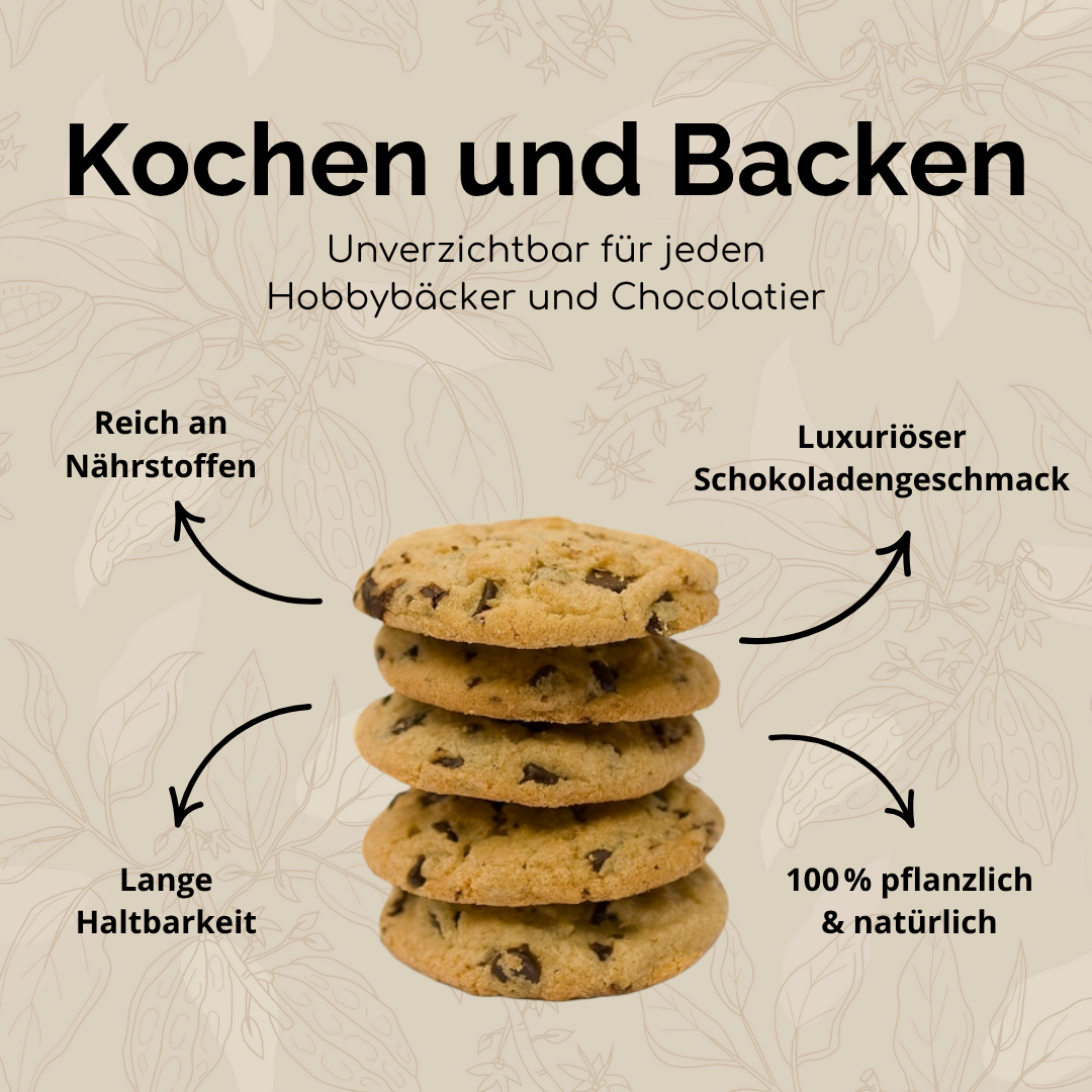 Reine Kakaobutter (unraffiniert) - Kakaofreude