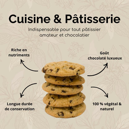 Pure cocoa butter (unrefined)