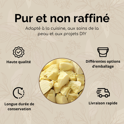 Pure cocoa butter (unrefined)